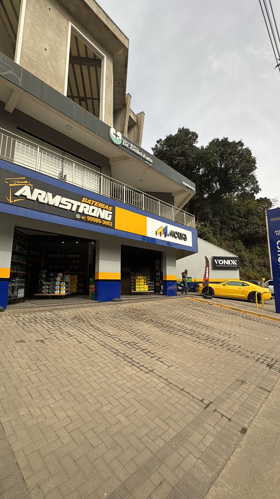 Fachada Baterias Armstrong — Rio Branco do Sul